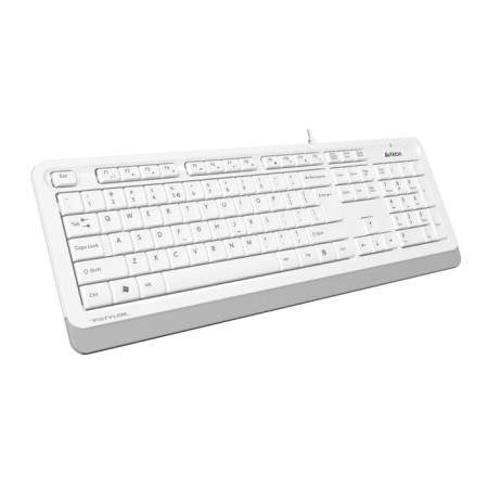 Keyboard + Mouse A4Tech FSTYLER F1010 CLAV: White/Gray Mouse: White/Gray USB Multimedia (F10 10046-7