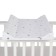 Polini Kids Square Kids "Star Lights", white-gray