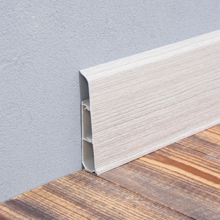 Floor skirting board 85mm 2.2m "decoration", 253 a nimble gray
