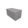 Puff with a lid and weighting, 800 × 400 × 420 mm, SOLTA ROGOK, SMOKE color