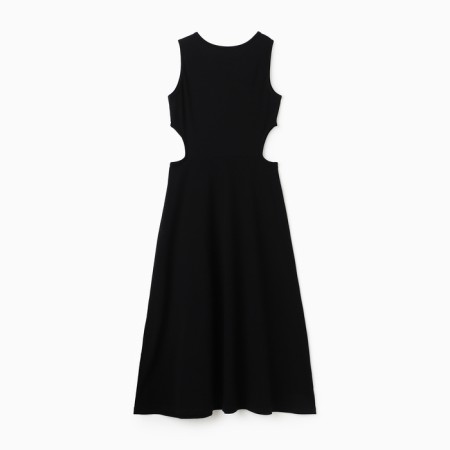 Women's dress, black color, size 44-46 (l)-4