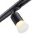 TRUKENA Lamp ELINA, 9W GU10, 1-F, black color