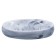 Toscana soap dish, white color