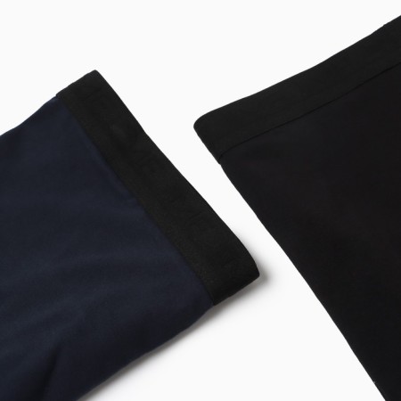 Set of men's panties boxers (2 pcs), blue/black color, size 52 (xl)-6