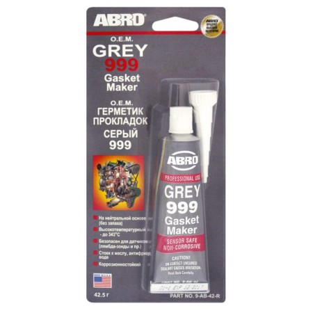 Silicone gaskets Silicone ABRO OEM, Gray 999, 42.5 g 9-AB-42