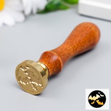 Printing for wax with a wooden handle 