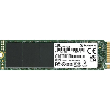 SSD Transcend PCIE 3.0 X4 1TB TS1TMTE115S 115S M.2 2280 0.2 DWPD