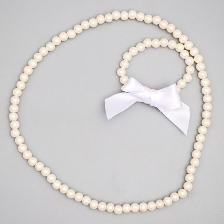 Set of jewelry, Winx, beads, bracelet with a bow-1