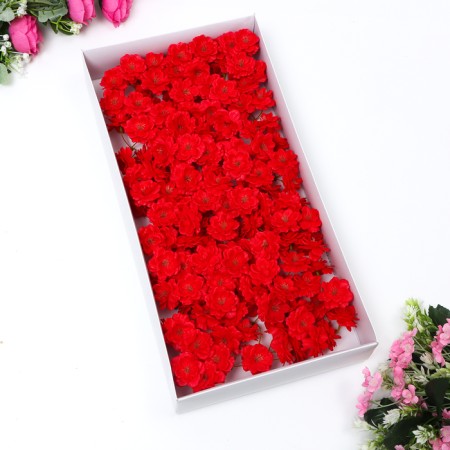 Soap flower sakura, red-4