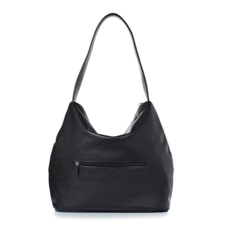 Female bag, artificial leather, 330x305x130 cm, black-2