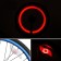 Bicycle lamp on the knitting needle, waterproof, 1 diode, 12.5 x 3.5 x 2 cm, 2 pcs, red