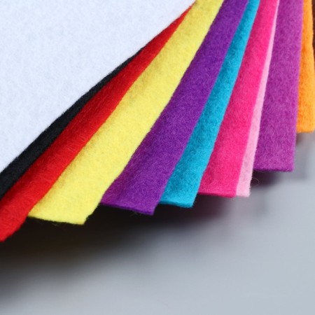 A set of felt (soft) 1 mm 20x30 cm 20 sheets. Assorted-1