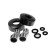 Bath mixer Aflorn "Nancy", "Black Bronze", Plosk. Pour 350mm, watering can 3 dir.d100mm