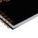 Notepad A6, 90 sheets on the crest, cage, Velvet 4, covered cardboard, embossing foil, block 70