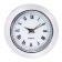 Quartz clock, D-2.5 cm, LQ377A, discrete move, silver
