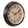 Walls are wall-mounted, silent, d-31 cm, brown