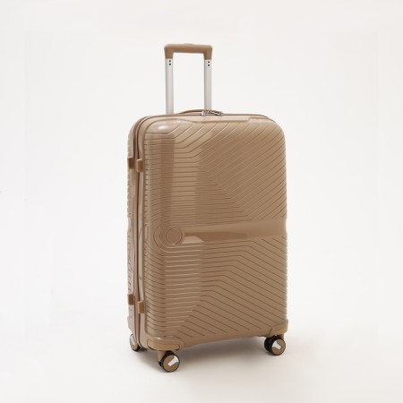 Big suitcase 28 ", a lightning department, code castle, 4 wheels, brown color-1