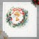 Set of napkins Ethel "SHRISTMAS BELLS" 40x40cm 4 pcs, 100%HL, sarzha 190 gr/m2