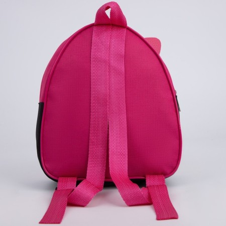 Baby backpack with embroidery "Bear", district. 23x20.5cm-4