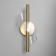Bra "spiral" Led 3000k gold 30x13x13cm