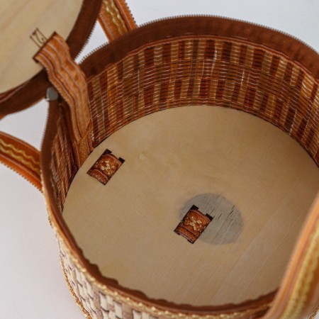 Basket for storage of the shares Nature, 16 × 16 × 13, bamboo-3