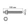 Hid "tundra", for a chemical anchor, M12 thread, 160 mm