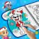 The coloring book “Draw water. New Year ", puppy patrol