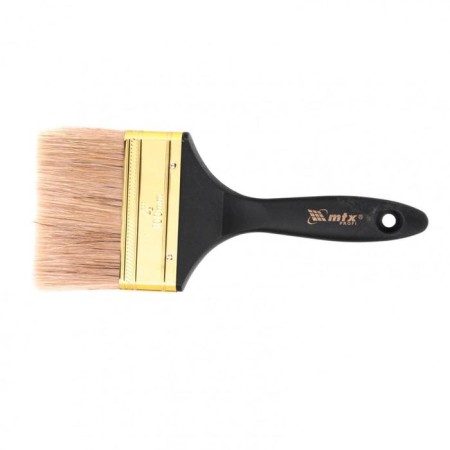 Brush flat MTX 83165, "pro", natural bristles, plastic pen, 4 "