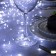 Garland "Mishura" 6 m Rosa, IP20, silver thread, 480 LED, white glow, 12 V