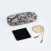 Set for glasses: chain, case, napkin