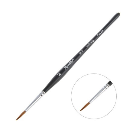 RUBLOF RUBLOF RUBLE BRUSE EVERYONE 101F No. 2.5, short LCD1-02.5FB, Black, matte, curly