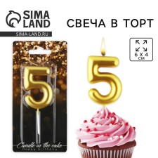 Candle for the cake, number 