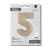 Foil ball 40 "Number Five", Satin Cream
