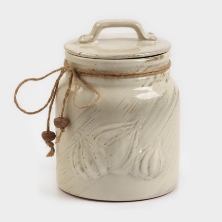 Bank for garlic "Retro" 1l / 16x11.5cm, Shebby