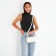 Baget bag with zipper, dairy color