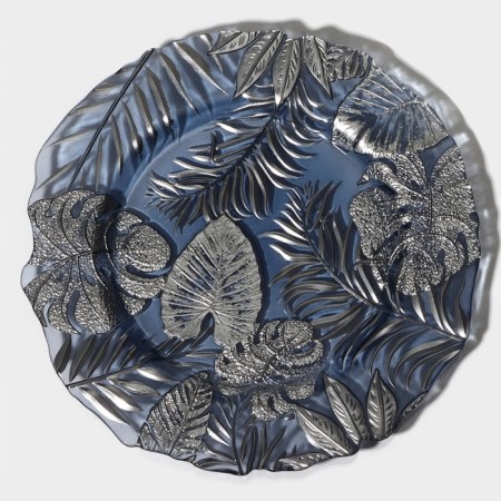 Link plate "Arabis" 33 cm, blue color