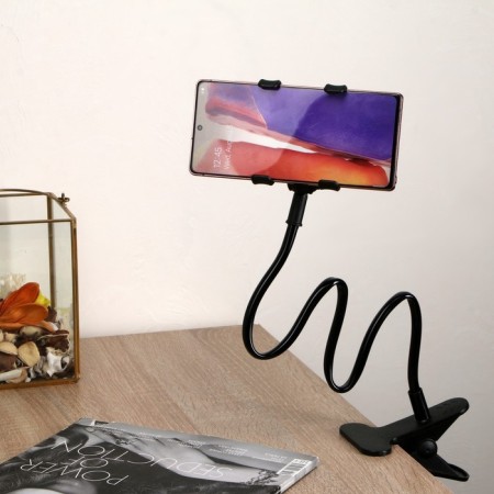 Luazon-holder holder, flexible, adjustable, for smartphone 3-7 ", 58 cm, width. Counted 12 cm, black-1