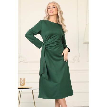 Female dress, size 54, green color-10