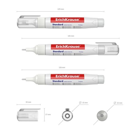 7 ml corrector handle, Erichkrause "Easymask", with a metal tip, economical consumption-2