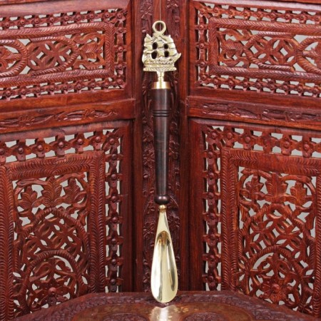 Spoon for shoes "ship" Brass 36x5x2.5 cm-1