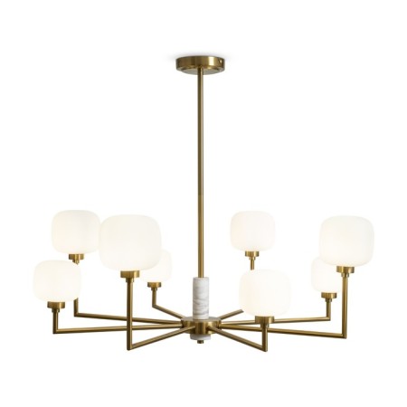 Freya FR5373CL-08BS Tender, 610x330x680 mm ceiling lamp, G9, 8x40W, brass color-4