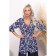 Women's tunic, size 46, blue color