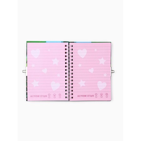 Notepad on the lock A6, 50 liters "for my secrets"-3