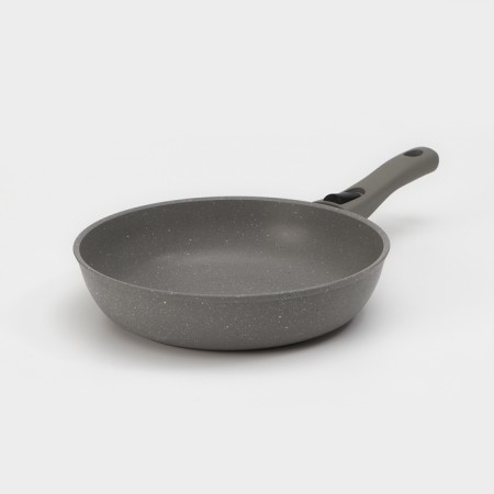Pan, d = 26 cm, removable handle, anti -stick coating, gray color