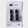 A set of metal self -adhesive hooks Savanna Black Loft Hook, 4 pcs, 2.8 × 5.5 × 1.8 cm