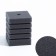 Rectangular sponge for the turbo filter No. 7, 8 x 8 x 10 cm, gray