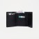 Women's wallet on magnets, black color