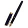 Gift feathers in the leatherette case, the case is blue with gold