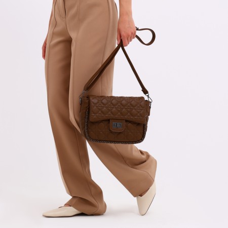 Bag-mixer on the valve, long belt, brown color-10
