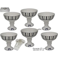 Creamy set Lenardi Paris, D = 10 cm, 6 pcs